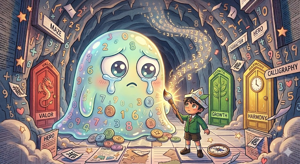 第二關：數字怪獸洞穴