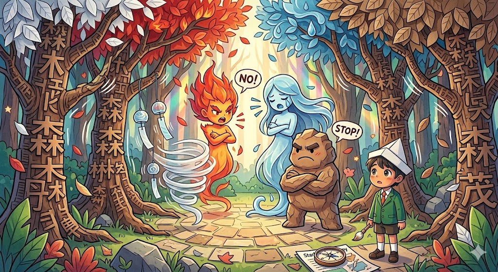 第三關：元素精靈森林