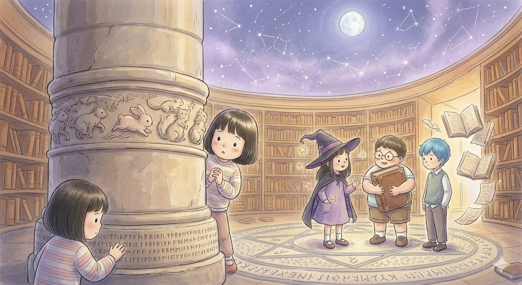 柱子後面的祕密