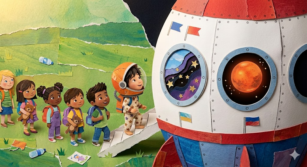 出發囉，火星！