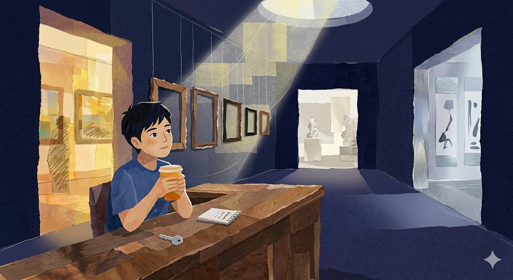 美術館的夜間守衛