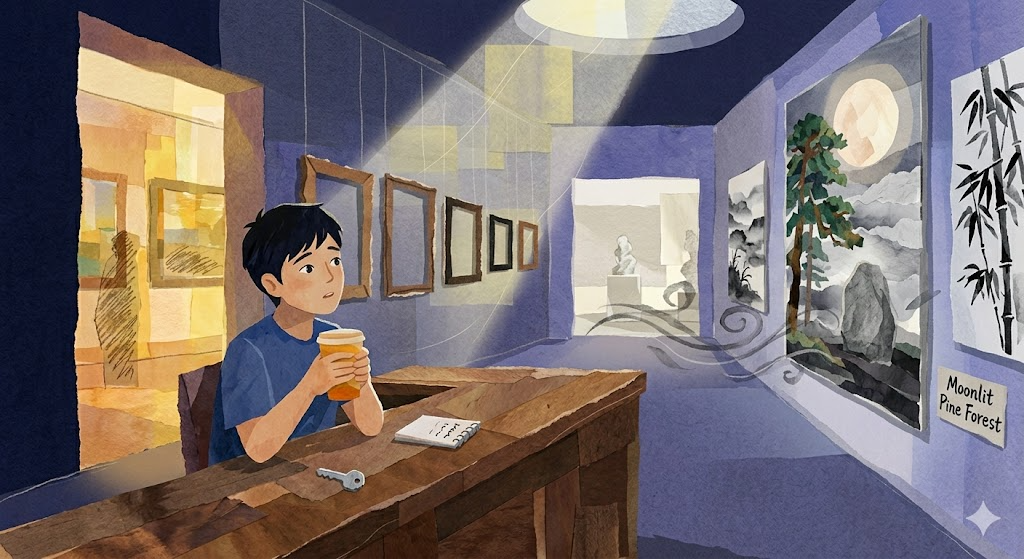 水墨畫裡的風聲