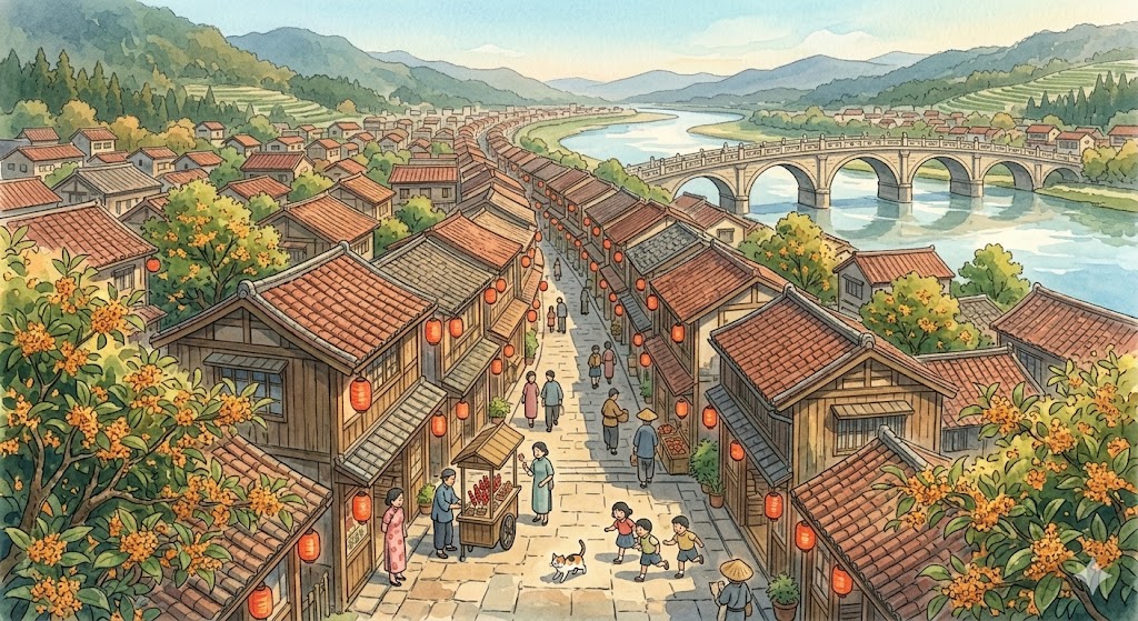 一百年前的石橋鎮